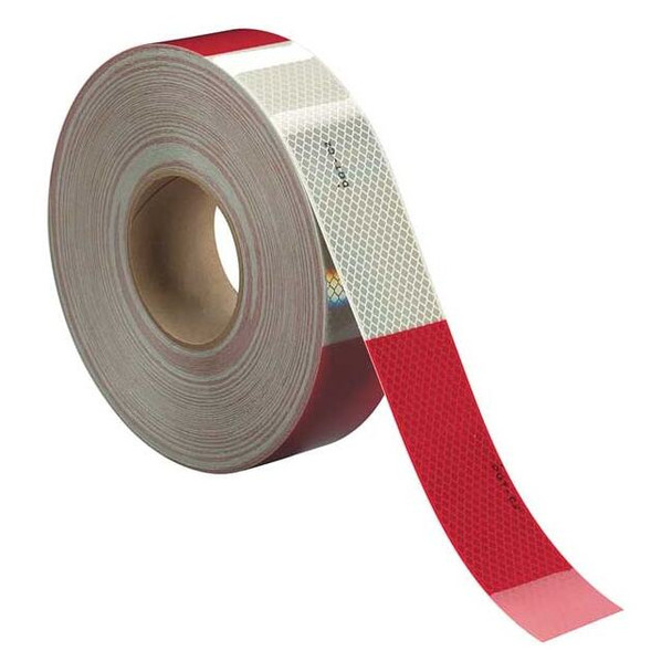3m Conspicuity,Cut,2 In,Red/White,Truck 983-326 ES