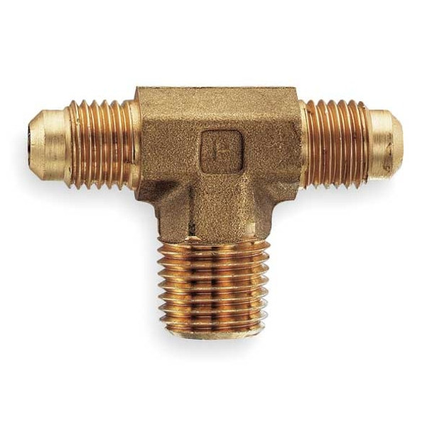 Parker Male Branch Tee,45 deg,Tube x MNPT,PK10 145F-4-4