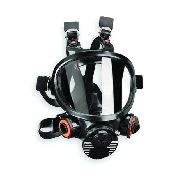Full Face Respirator, 7800, Not Rated, Bayonet, Size, S 0 Cartridges Included