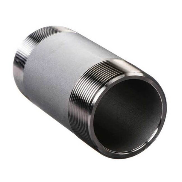 3/4" MNPT x 12" TBE Stainless Steel Pipe Nipple Sch 80
