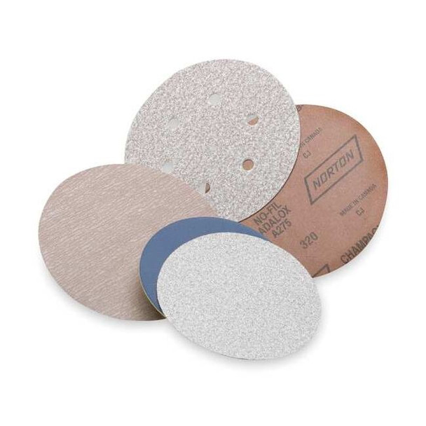 Norton Abrasives PSA Sanding Disc Roll,5 in Dia,P500 G 66261131453