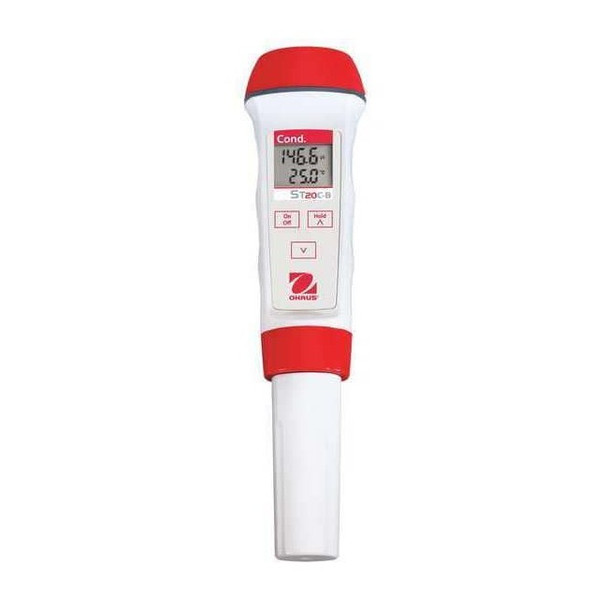 Ohaus Conductivity Meter,47 mm W,187 mm H ST20C-B