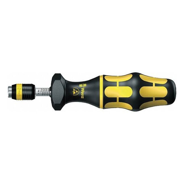 Wera ESD Torque Driver,1/4",11 to 29 in.-lb. 05074734001