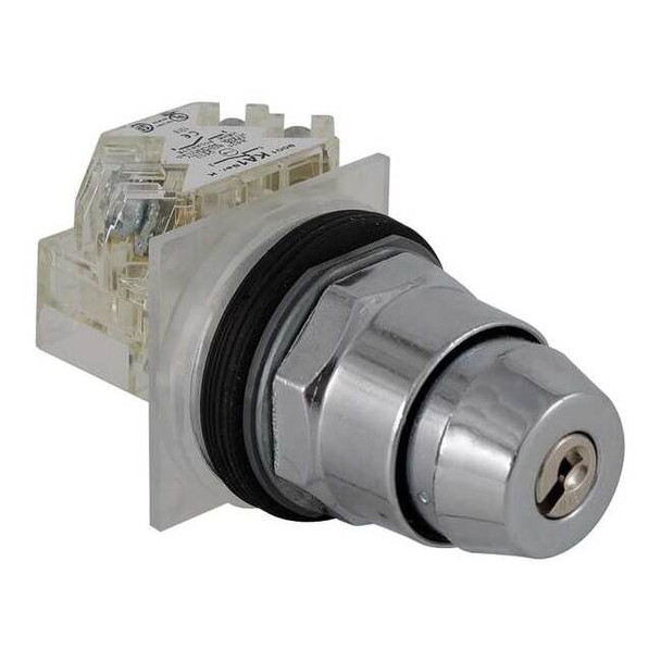 Schneider Electric Non-Illum Selector Switch,Brass/Zamak,2P 9001KS11K2H13