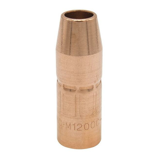 Miller Electric Nozzle,12.7mm Bore,Copper,PK2 NS-M1200C
