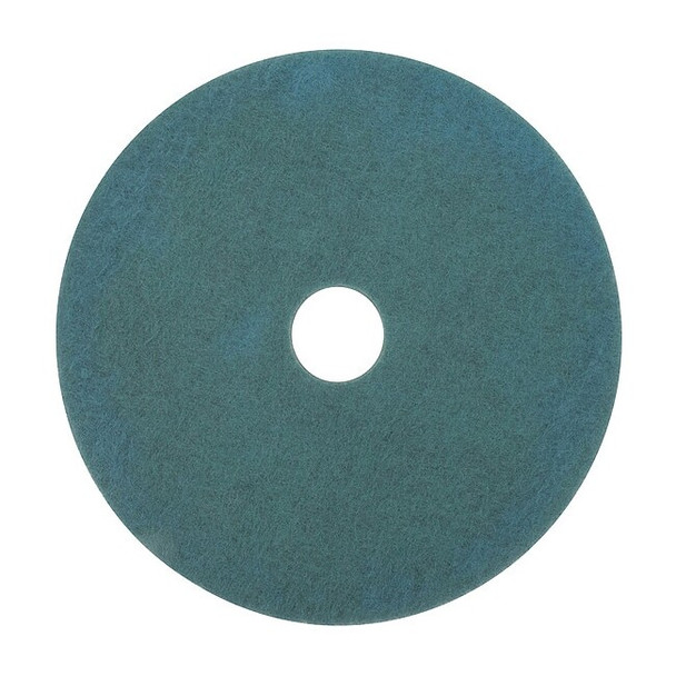 3m Burnishing Pad,19 in Dia,Aqua,PK5 3100