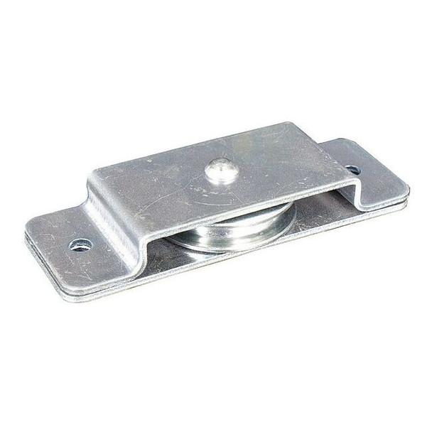 Pulley Block, Wire Rope, 1/4 in Max Cable Size, 685 lb Max Load, Zinc Plated