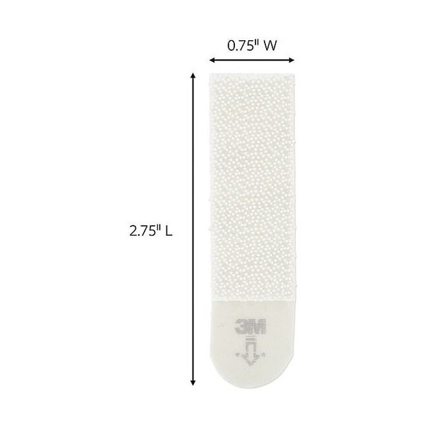 Command Picture Hanging Strip,Clear,Foam,PK132 17201-S132NA
