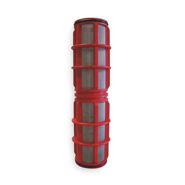 Amiad Filter Screen,Red,10" Length,2" Dia 700101-000365