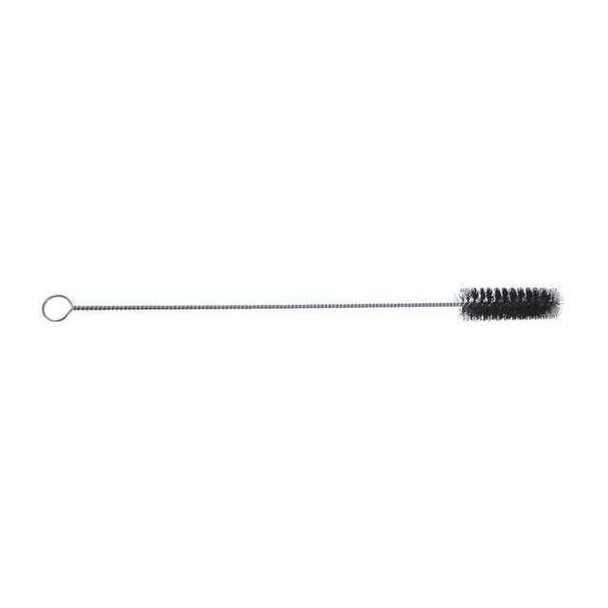 Tube and Pipe Brush, 24 in L Handle, 5 in L Brush, Black, Steel, 24 in L Overall