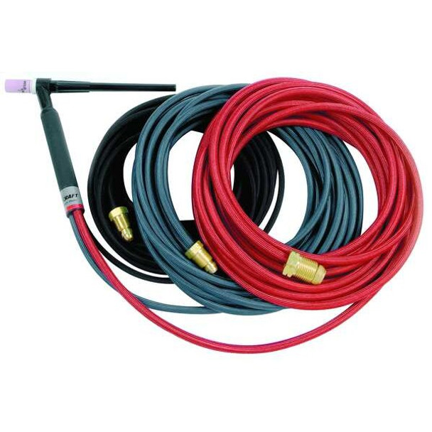 Miller Electric Torch Kit,W-250,25 ft.,Braided WP2025RM