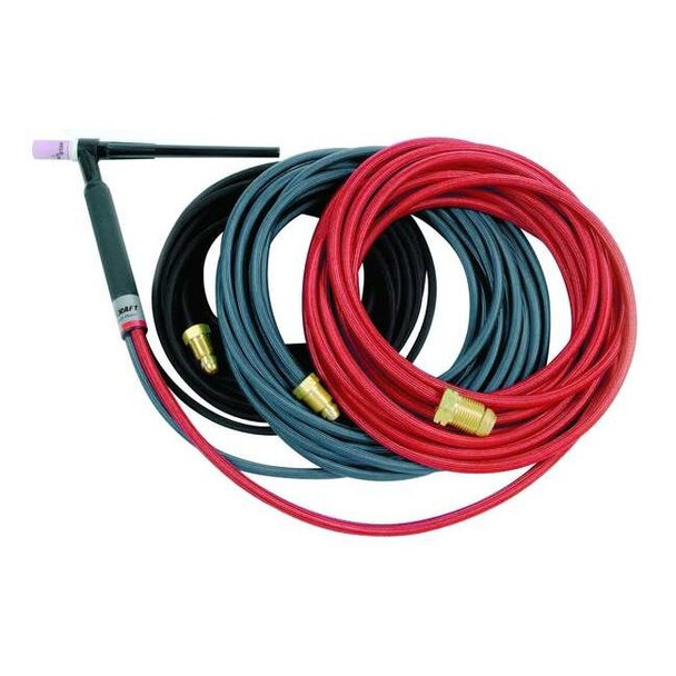 Miller Electric Torch Kit,W-250,25 ft.,Braided WP2025RM
