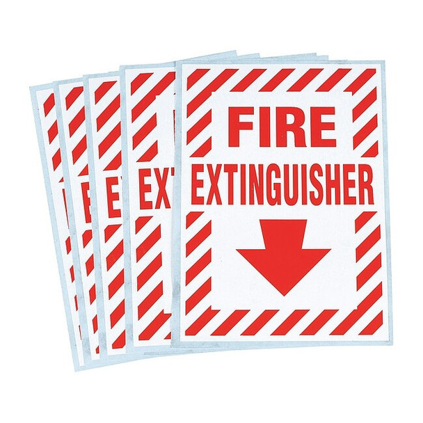 Brady Information Label,7 In. H,PK5 SV090E