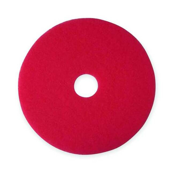 3m Buffing and Cleaning Pad,17 In,Red,PK5 5100