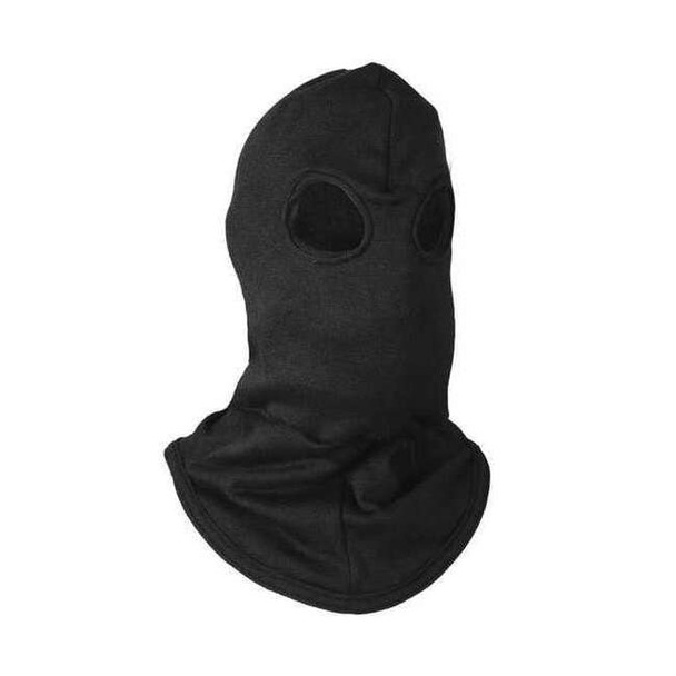 Flame Resistant Balaclava, 4, 53 cal/sq cm, OPF Blend, 7 oz, Black, Universal