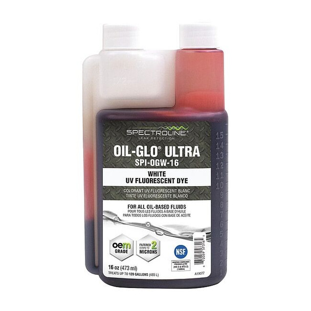 Spectroline Fluorescent Leak Detection Dye, White SPI-OGW-16