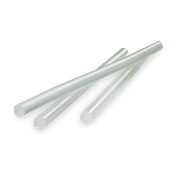 Adhesive Kit, Clear, 1/2 in Dia, 12 in L, 50 sec Begins to Harden, 143 PK