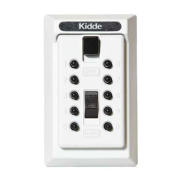 Kidde Lock Box, White, Surface, PushButton, 5 Keys 1408