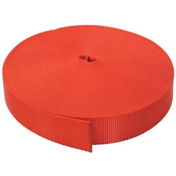 Bulk-Strap Webbing,Nylon,1" W,Red N01102R