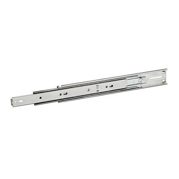 Drawer Slide, Bracket Mount, 3/4 Ext., Soft Close, PK2, 1/2"W