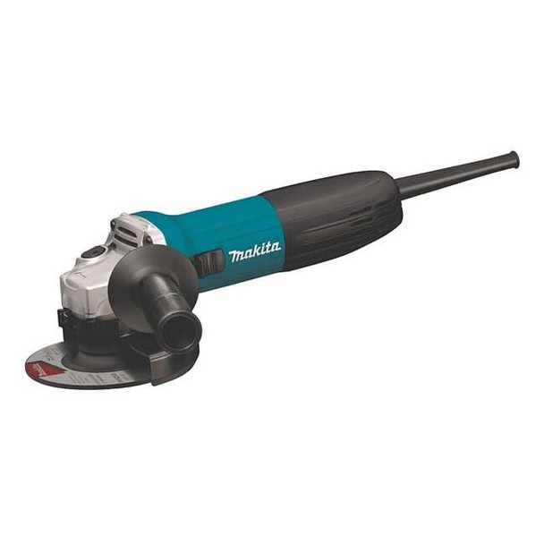 Makita 4-1/2" Angle Grinder, 6.0A, Slide, Lock-On GA4530