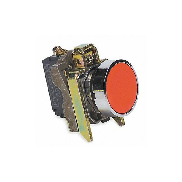 Schneider Electric Push Button Operator, 22 mm, 1NO/1NC, Red XB4BA45