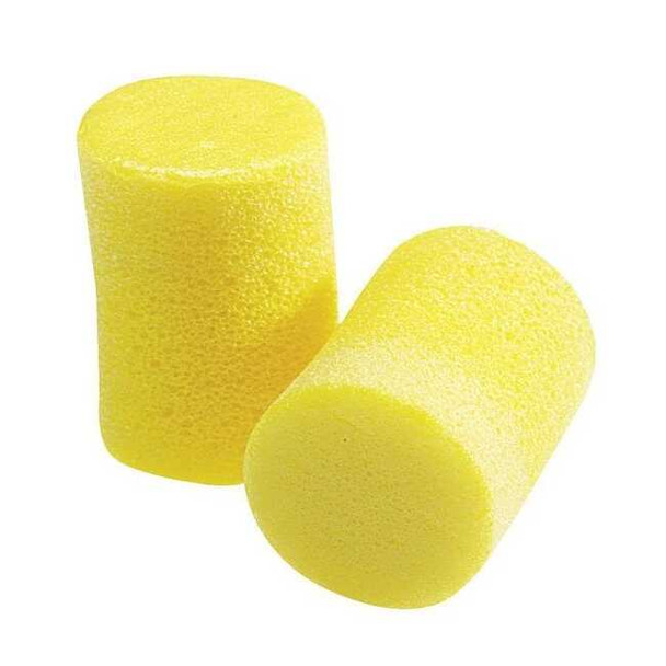 E-A-R Classic Disposable Foam Ear Plugs, Cylinder Shape, 29 dB, Yellow, 200 PK