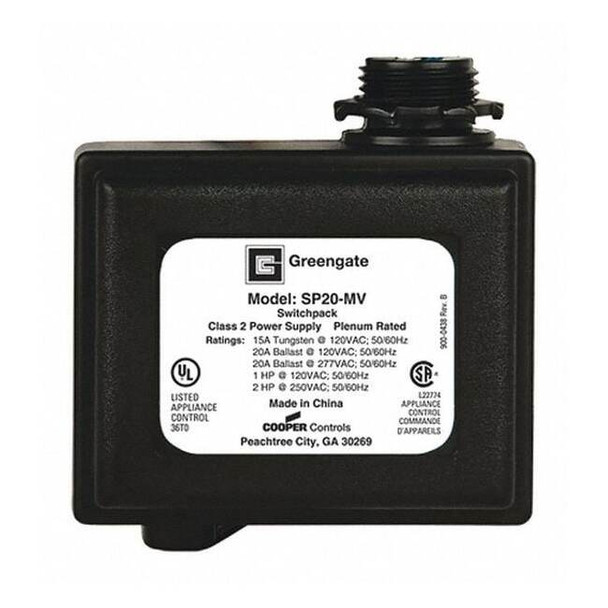 Greengate Switchpack, Heavy Duty, 120/277V SP20-MV