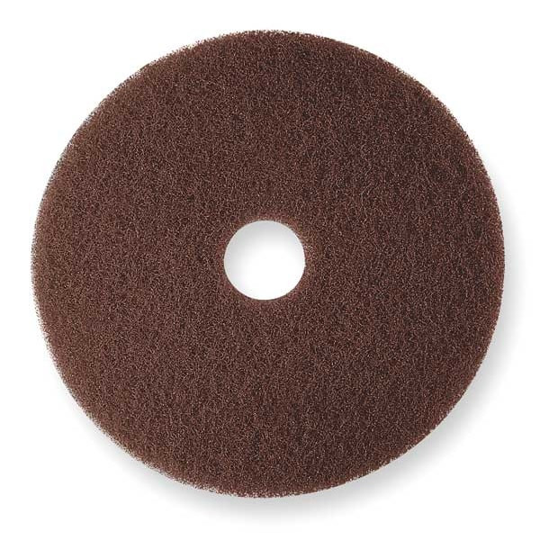 3m Stripping Pad,19 In,Brown,PK5 7100