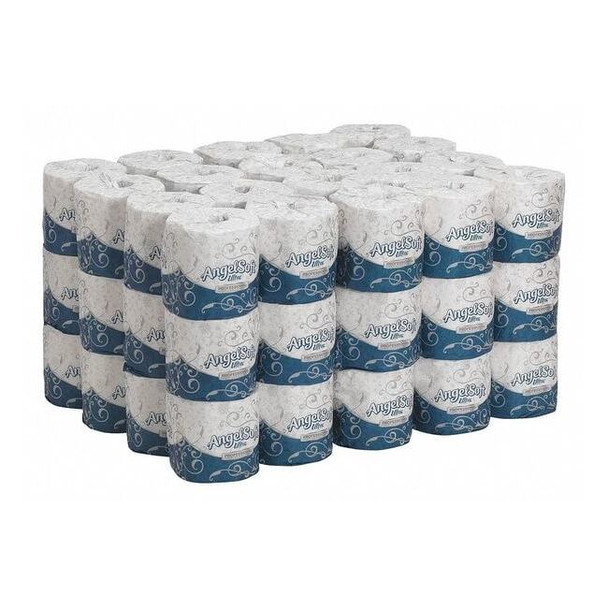 Angel Soft Professional Series, Standard Core, 2 Ply, 400 Sheets, White, 60 PK