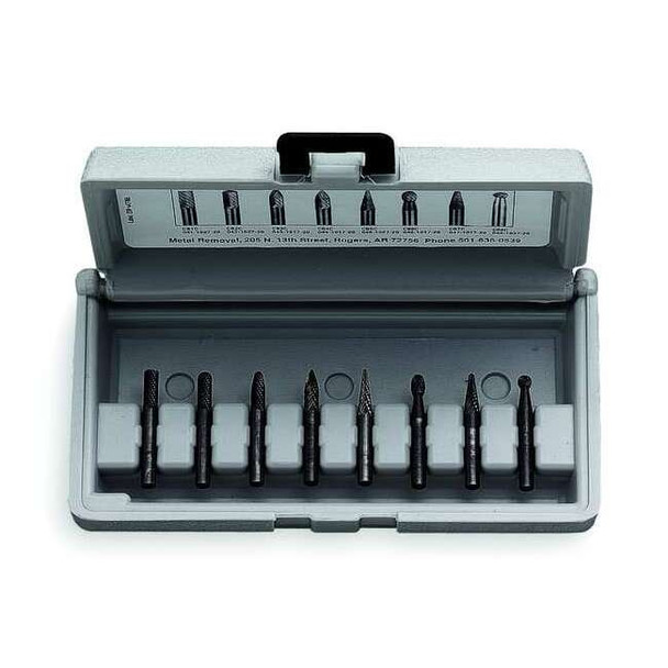 Widia Carbide Bur Set,8 PC M40593