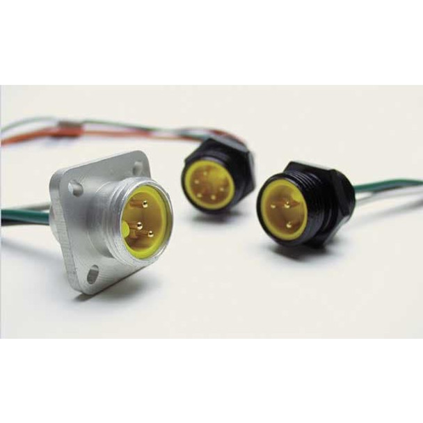 Brad Harrison External Thread Receptacle, 8 A, Black 1R6006A20A120