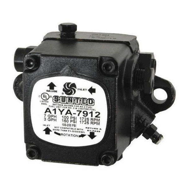Suntec Oil Burner Pump,1725 rpm,3gph,100-150psi PF205N2GU