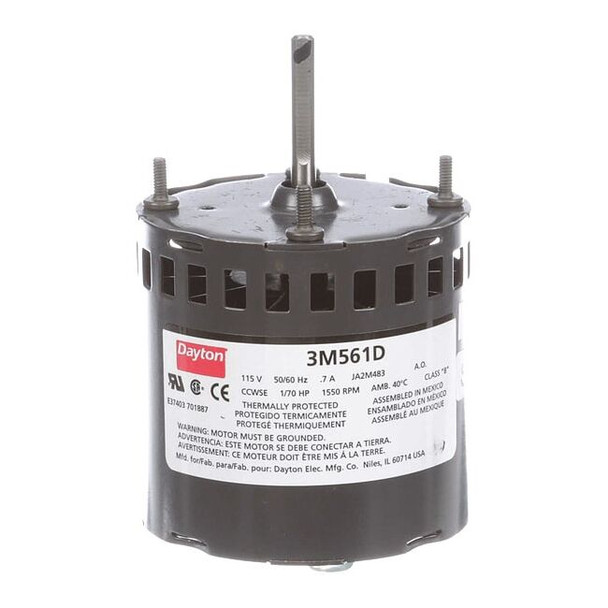Dayton HVAC Motor,1/70 HP,1550 rpm,115V,3.3 71633718M