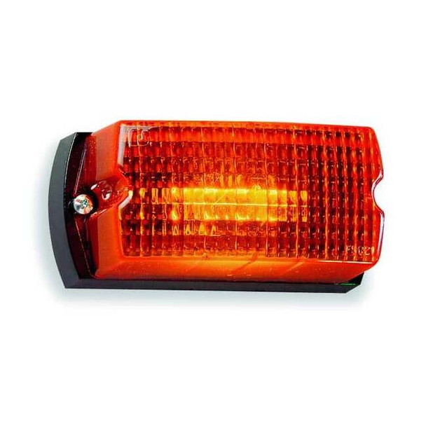 Warning Light, Amber, Strobe Tube, 120V AC, 80 FPM, Not Applicable Dia., Surface