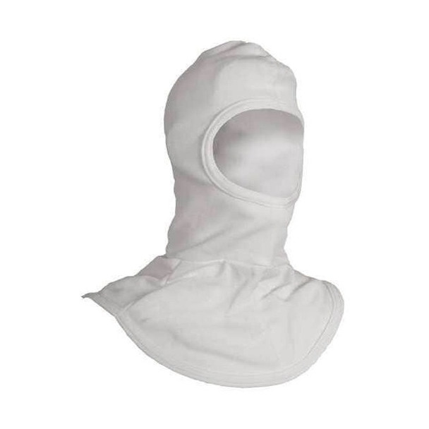 National Safety Apparel Balaclava, Nomex(R), 6 oz, White, Universal H31NK