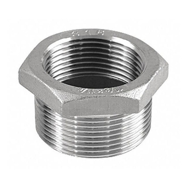 Manufacturer Varies 2" x 1-1/2" MNPT x FNPT 304 SS Hex Bushing 400B113N020112