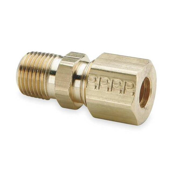 Parker 5/8" Compression x 3/8" MNPT Brass Connector 10PK 68C-10-6