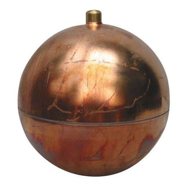 Naugatuck Float Ball,Round,Copper,4 In GRC4023RA