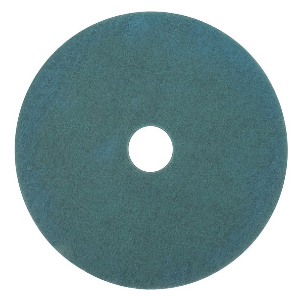 3m Burnishing Pad,20 in Dia,Aqua,PK5 3100