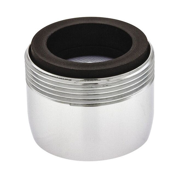 1 gpm Outlet, 15/16 in - 27, 55/64 in - 27 Thread Size, Chrome, Brass, 50 PK