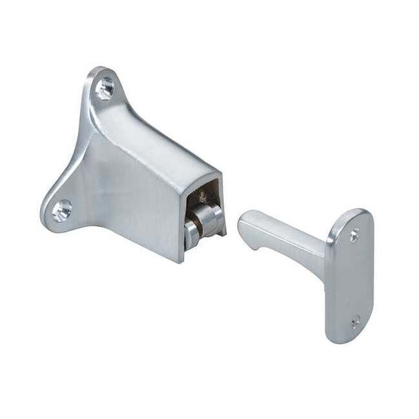 Rockwood Door Stop,Wall-Mount,Satin Chrome 490.26D