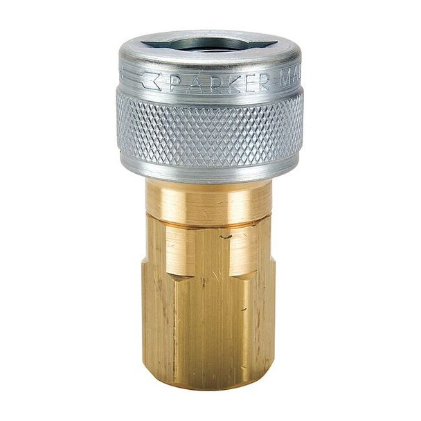 Parker Quick Connect,Socket,1/2" Body TL-501-6FP