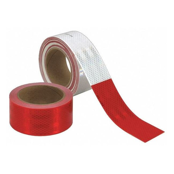 3m Reflective Tape,Red/White,2 in. W 983