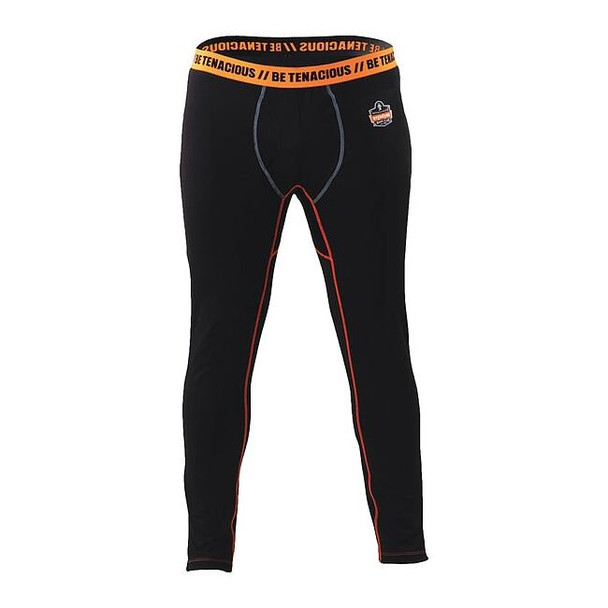 Ergodyne Men's Bottoms, M, Black, 100% Polyester 6480