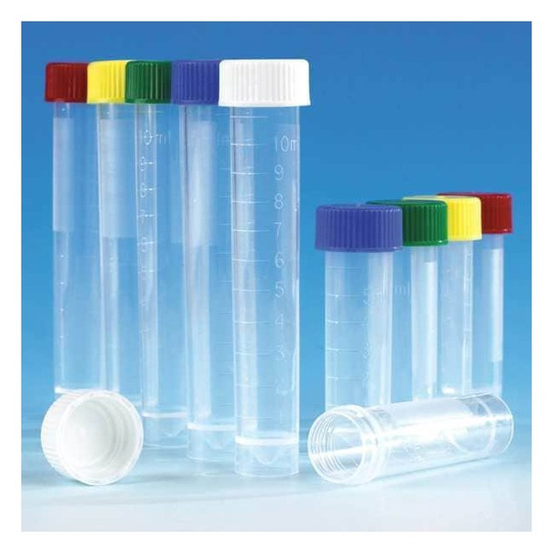 Globe Scientific Test Tube,0.62 in Dia,White,PK1000 6101