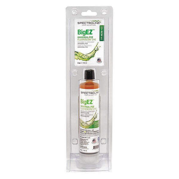 Spectroline Fluorescent Dye, Amber, 4 oz, Cartridge SPE-BEZ5E-4CS