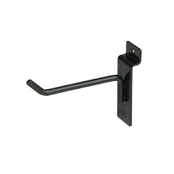 Econoco Hook, Blk, 4 in L, 1/2 in W, PK96 EBL/H4
