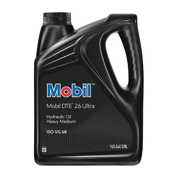 Mobil 1 gal Jug, Hydraulic Oil, 68 ISO Viscosity, Not Specified SAE, 4 PK 125367