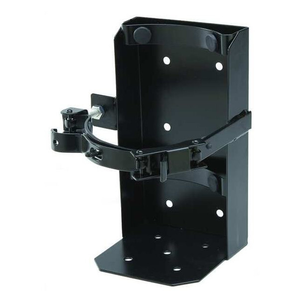 Fire Extinguisher Bracket, Heavy-Duty Bracket, Steel, For Tank Weight 30 lb